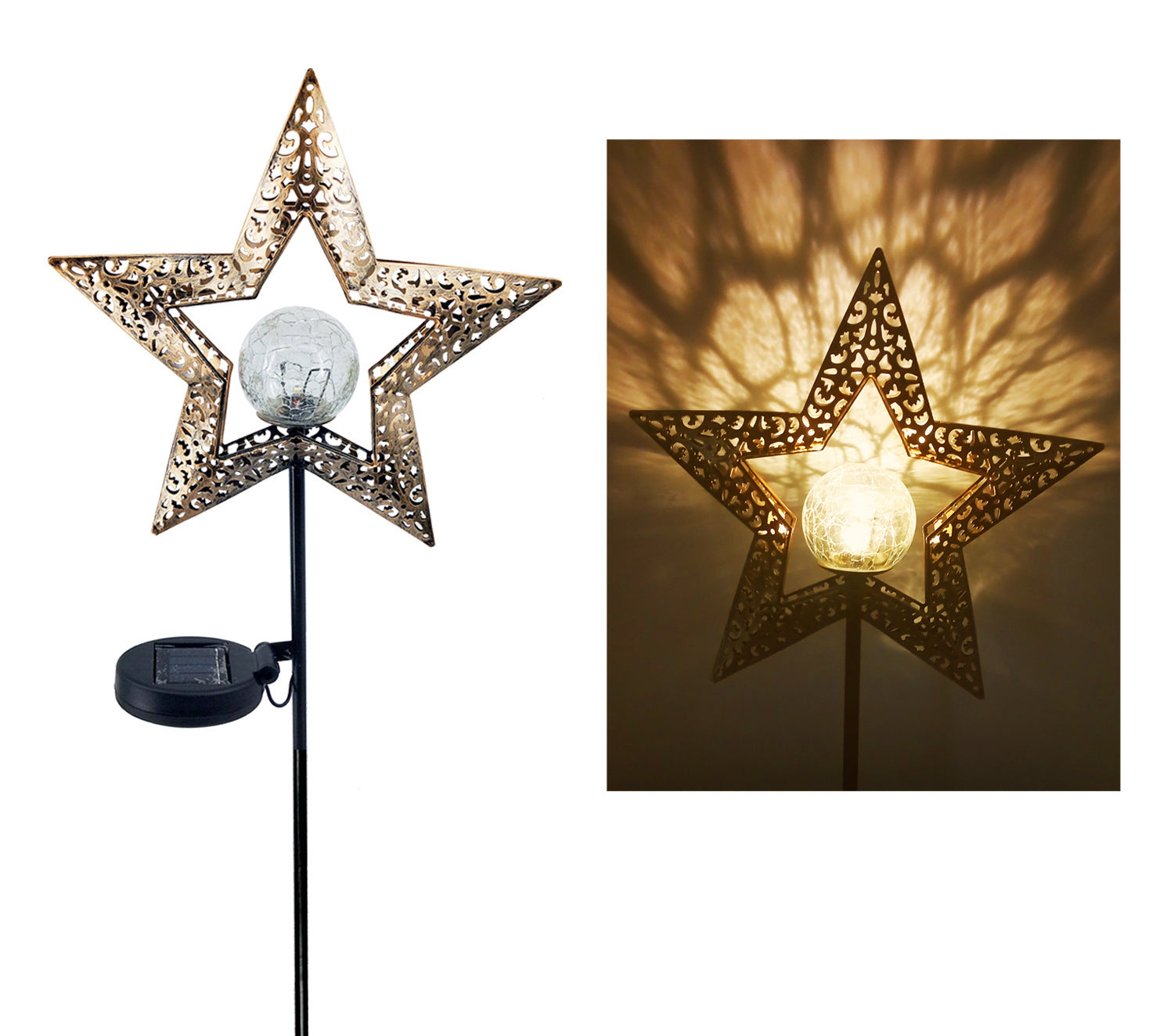 Multi-Shape Solar LED Effect Garden Lights