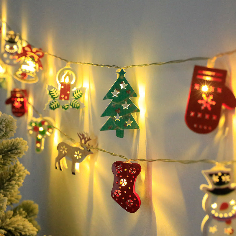 Christmas Hanging LED Ornament String Light Decorations