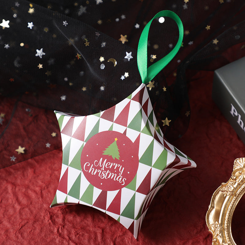 Christmas Gift Boxes Santa Claus - Star Shape Candy Box