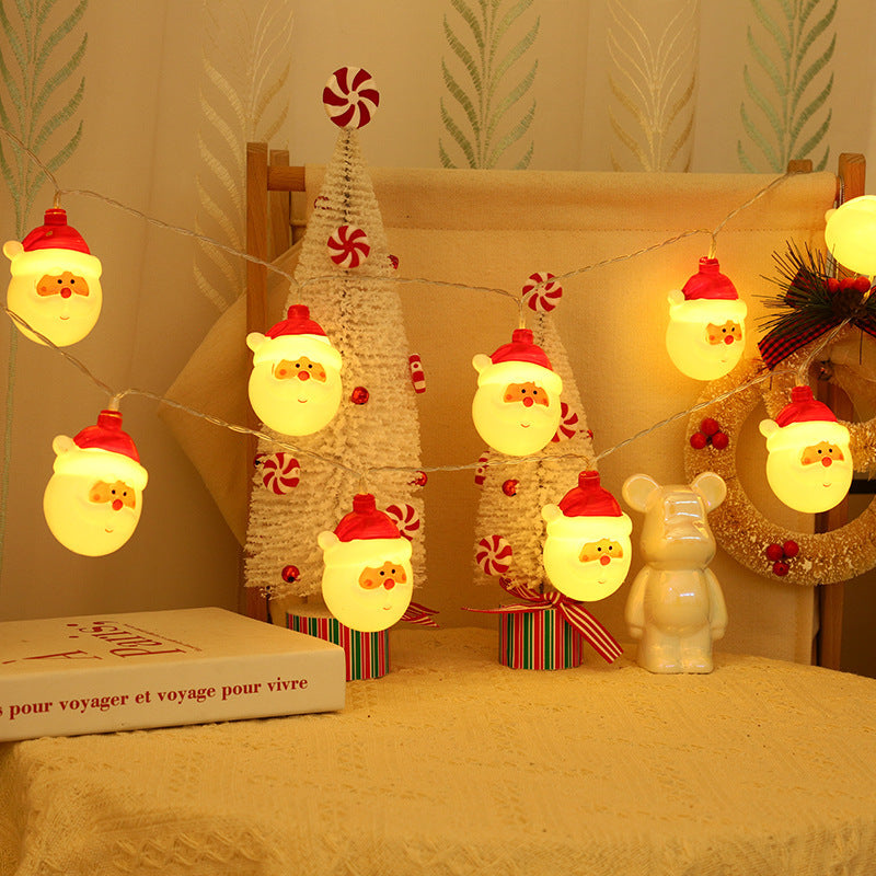 Santa Claus, Snowman LED String Lights for Christmas Decoration