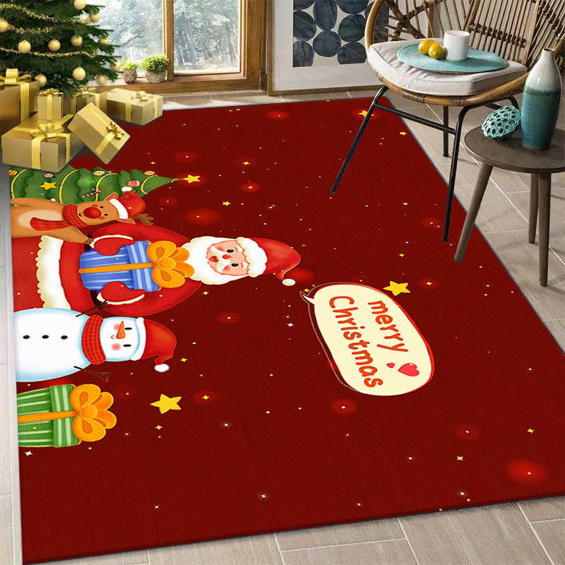 Christmas Living Room Decorative Floor Mat Door