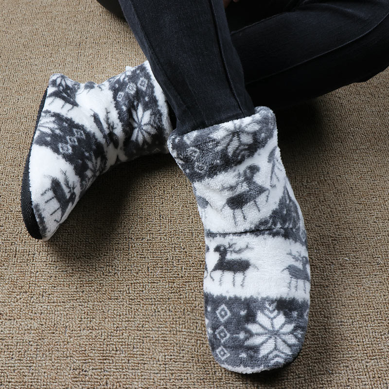 Indoor Shoes Warm Plush House Slippers