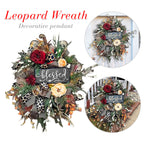 Fall Cheetah Wreath Gorgeous Autumn