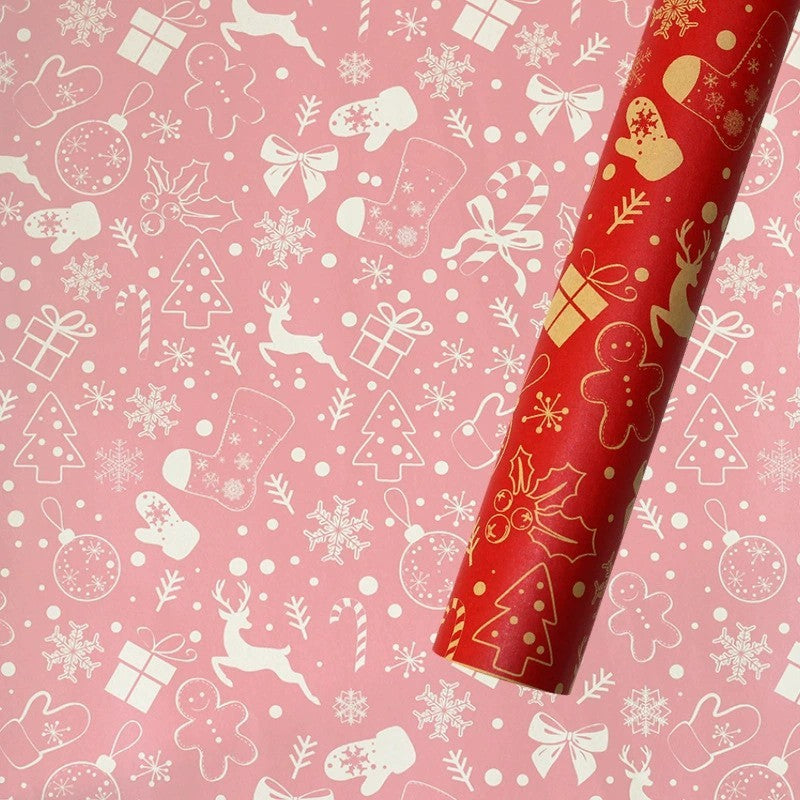 Cowhide Gift Wrap Paper Christmas Printed Paper