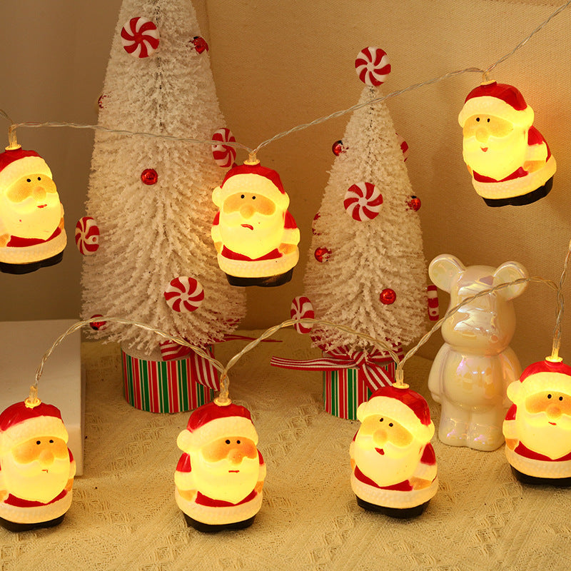 Santa Claus, Snowman LED String Lights for Christmas Decoration