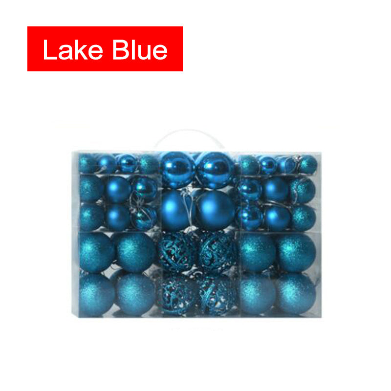 100PCS Ball-Shaped Christmas Ornaments