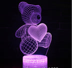 3D Acrylic USB LED Neon Night Light Decoration