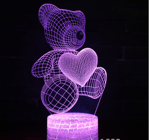 3D Acrylic USB LED Neon Night Light Decoration