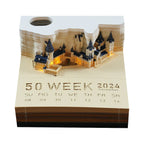 Christmas Tree 3D Three-dimensional Notebook Paper