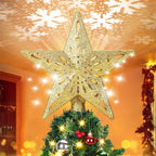 Christmas Tree Topper Star Lighted 3D