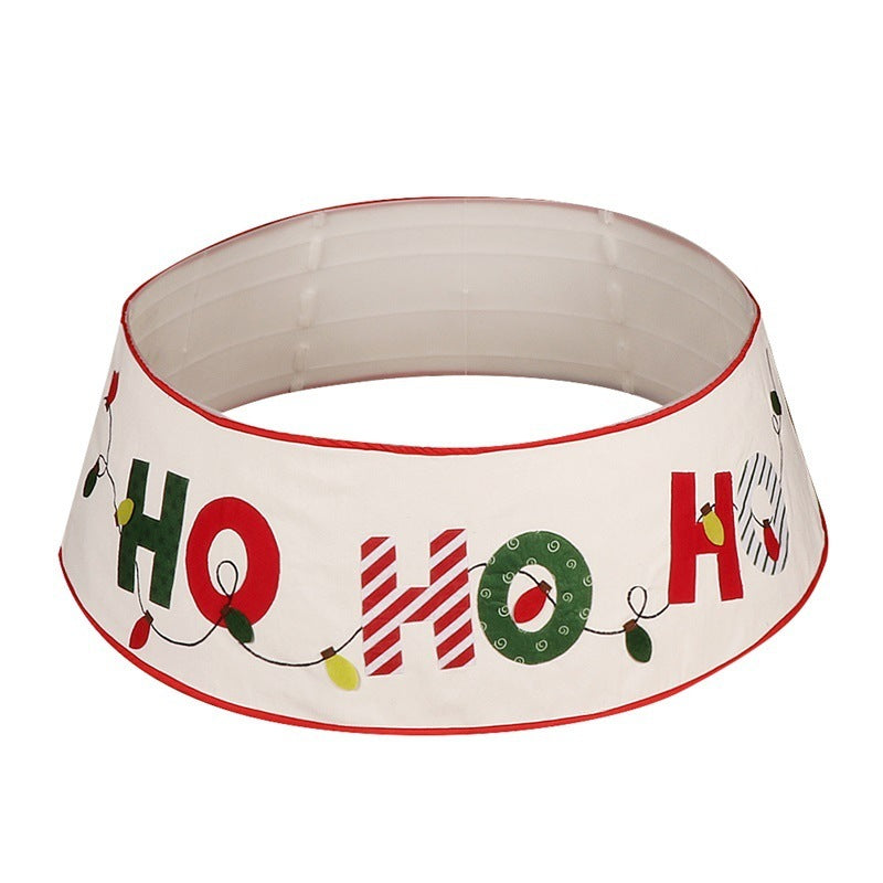 Creative Letters Christmas Tree Skirt Home Decorations