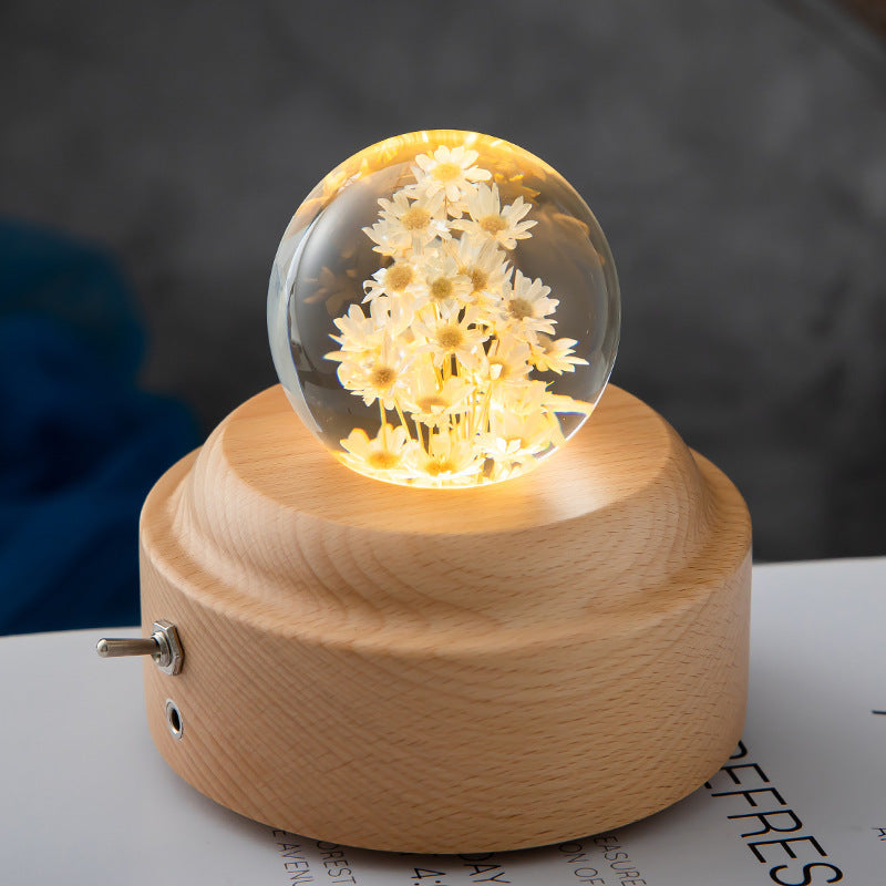 Christmas LED Crystal Ball Night Light