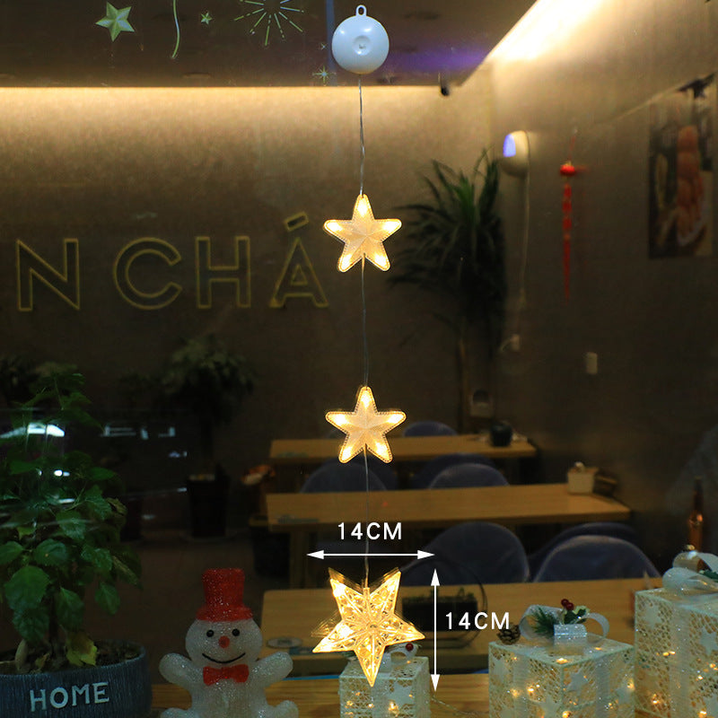 3-Piece LED Star Christmas Lights