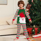 Family Christmas Pajamas Matching Sets Red Stripe, Long Sleeve