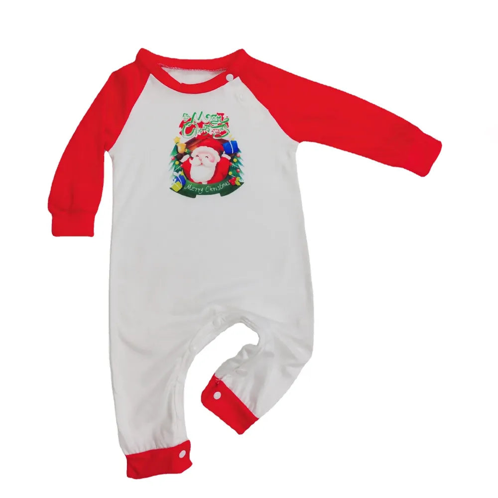 Red Plaid Christmas Pajamas Long Sleeve T-Shirt