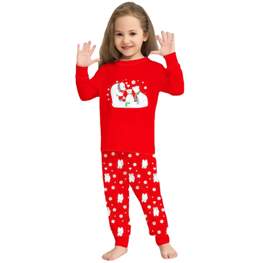Christmas Family Red Pajamas Sets
