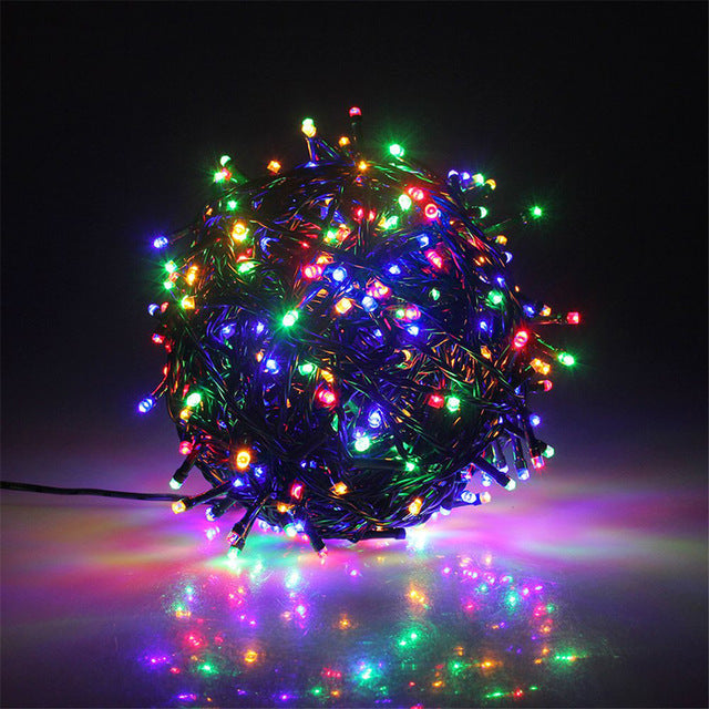 Dark Green Line LED Low Voltage String Lights Fairy Lights