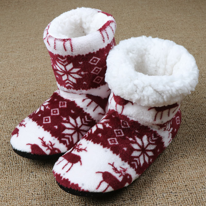 Indoor Shoes Warm Plush House Slippers