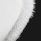 White Christmas Tree Skirt Plush Faux Fur Xmas Tree