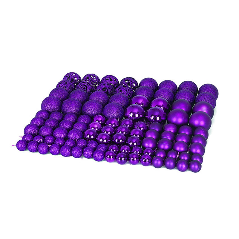 100PCS Ball-Shaped Christmas Ornaments