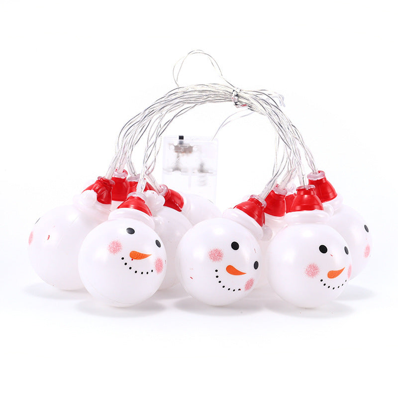 Santa Claus, Snowman LED String Lights for Christmas Decoration