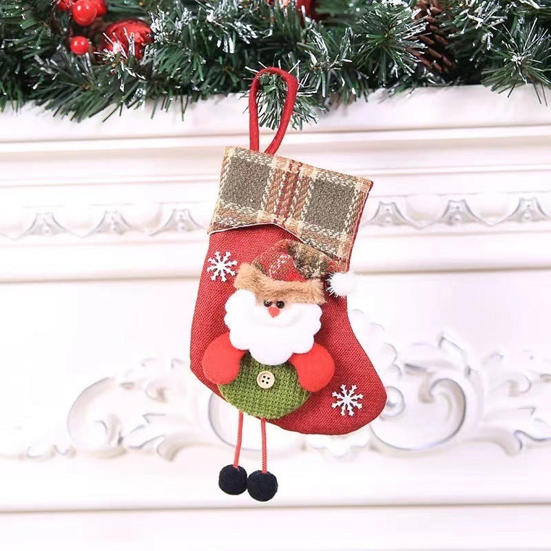 Small Cute Fireplace Decoration Christmas Stocking