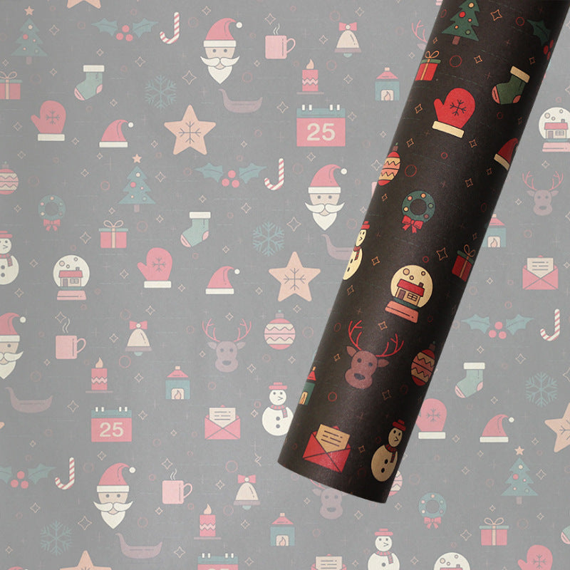 Cowhide Gift Wrap Paper Christmas Printed Paper