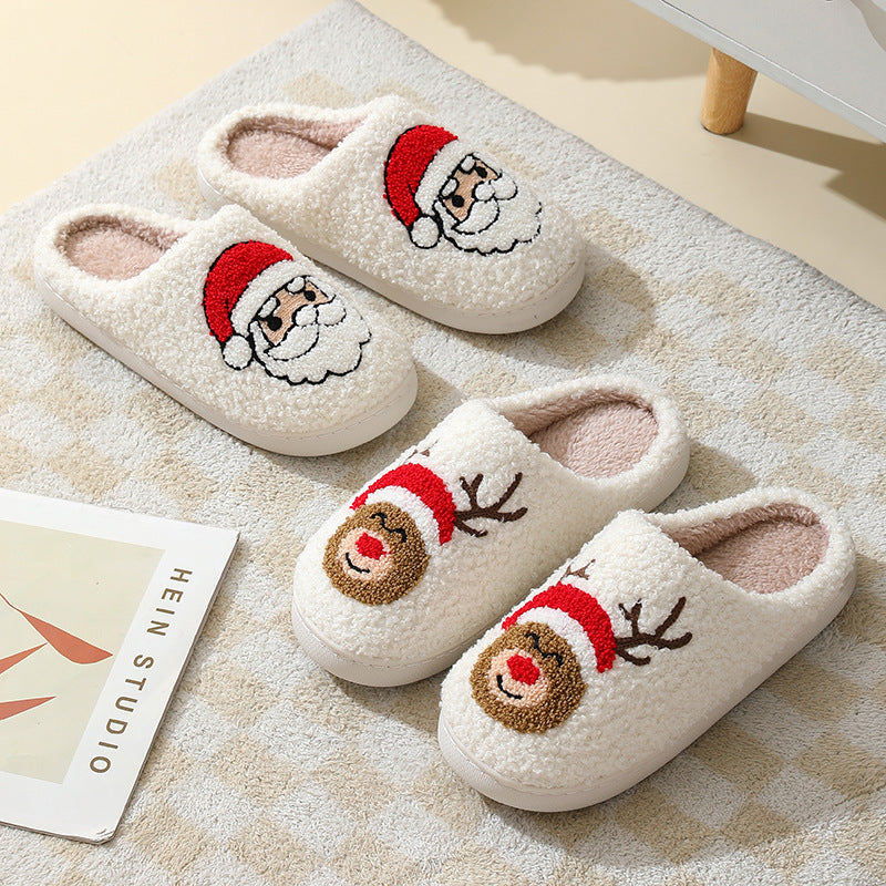 Couples Winter Warm Furry Shoes For Women And Men