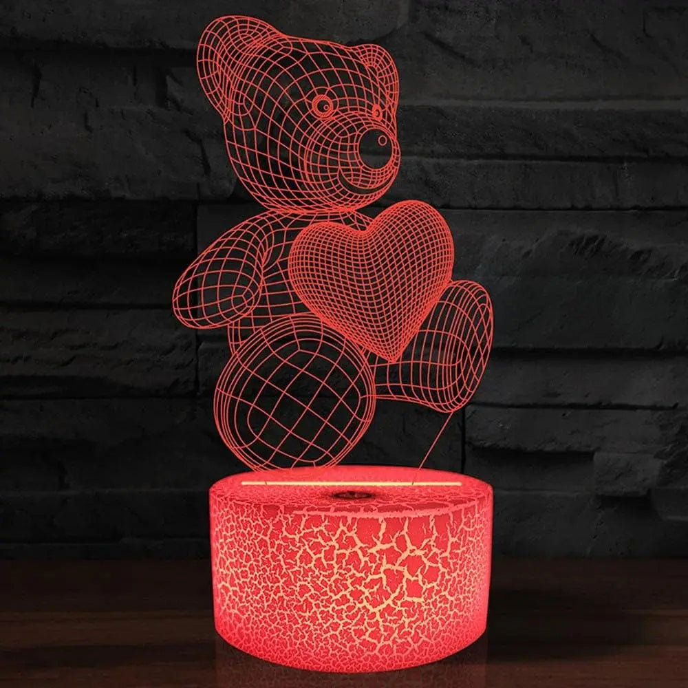 3D Acrylic USB LED Neon Night Light Decoration