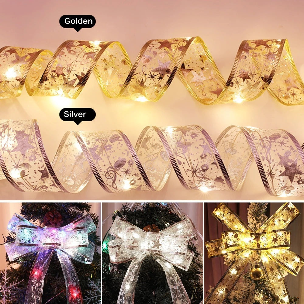 Ribbon LED String Lights for Christmas Tree Decoration