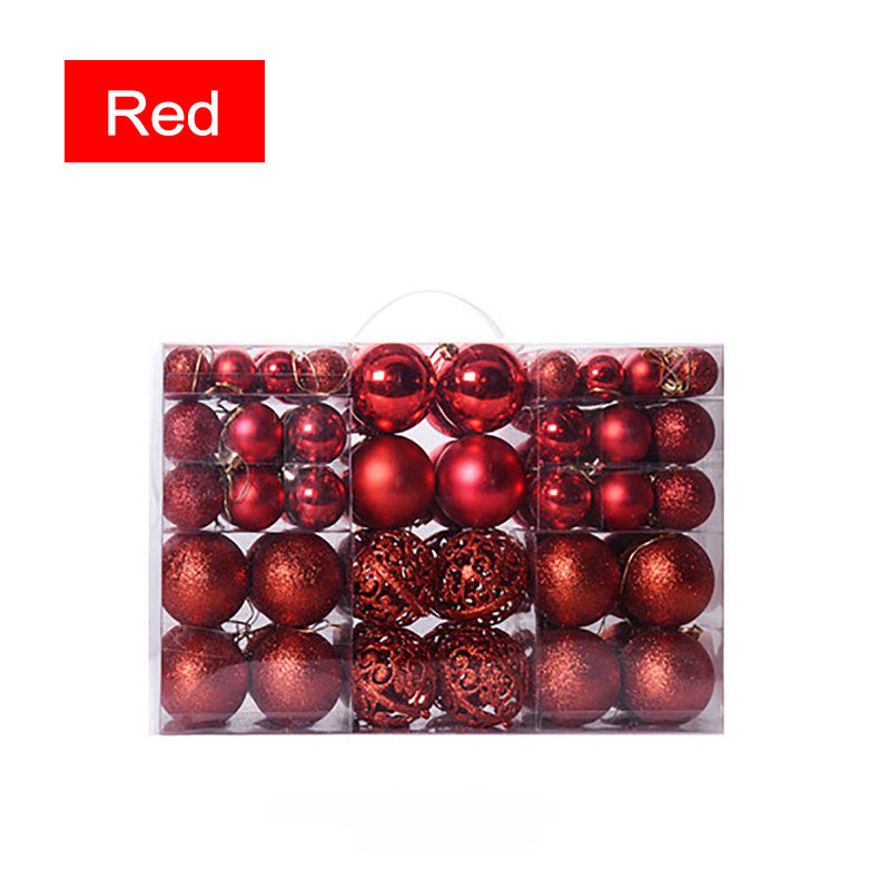 100PCS Ball-Shaped Christmas Ornaments