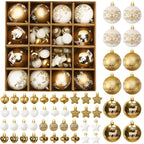 Christmas Ball Decorations Nordic 52PCS Christmas Tree