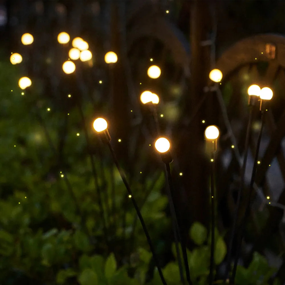 Twinkling Firefly Simulation Solar Lights for Festive Outdoor Decor