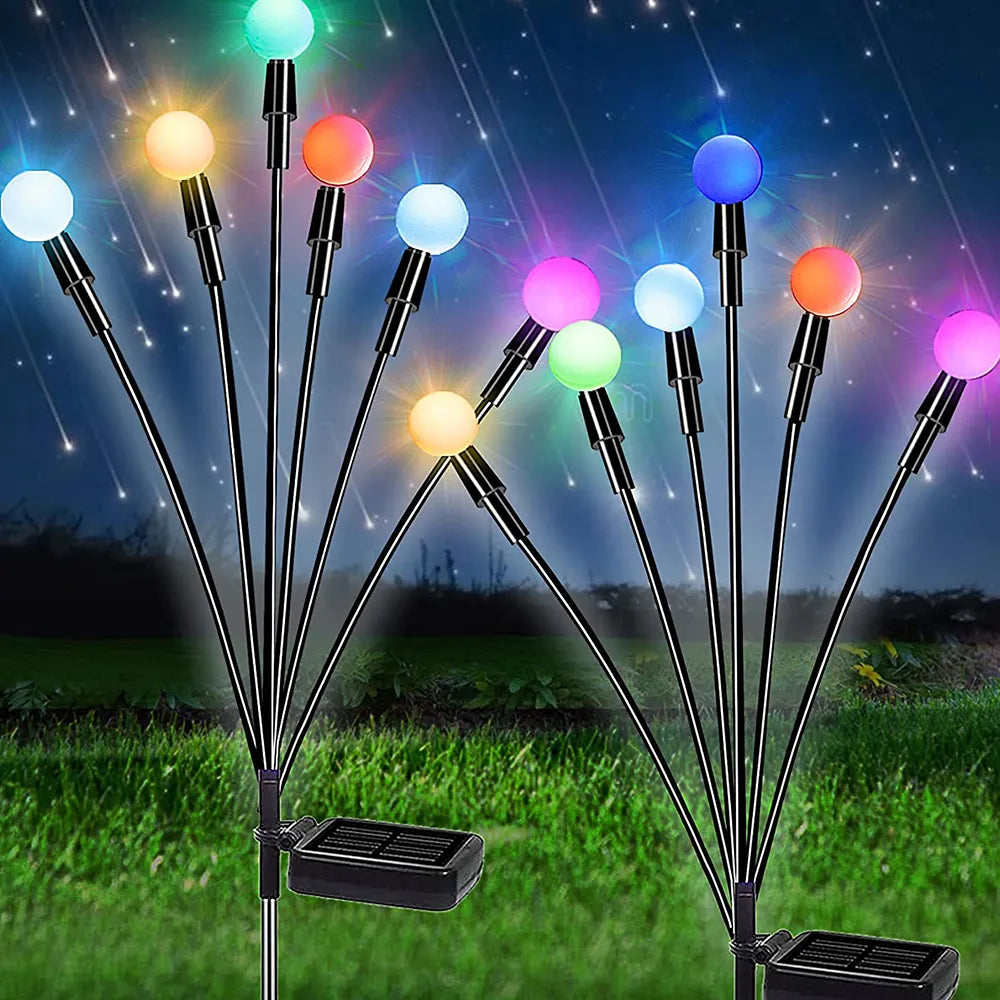 Twinkling Firefly Simulation Solar Lights for Festive Outdoor Decor