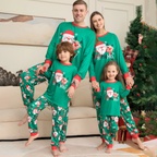 Christmas Pajamas Santa Claus Printed