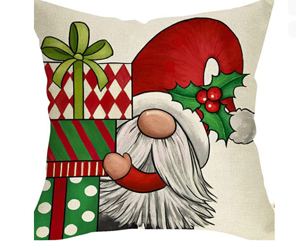 Christmas Decorations Square Pillow Covers Sofa
