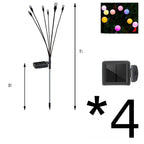 Twinkling Firefly Simulation Solar Lights for Festive Outdoor Decor