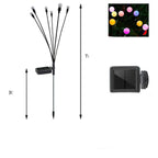 Twinkling Firefly Simulation Solar Lights for Festive Outdoor Decor
