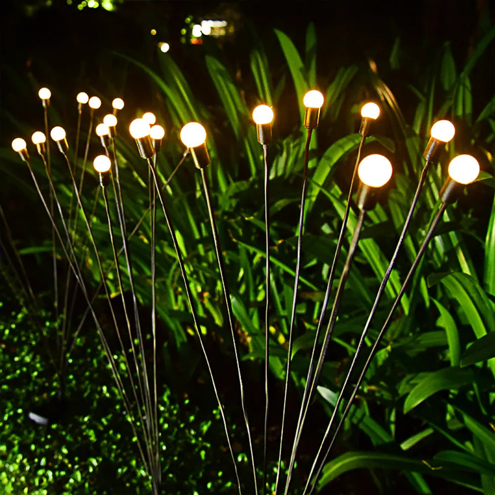 Twinkling Firefly Simulation Solar Lights for Festive Outdoor Decor
