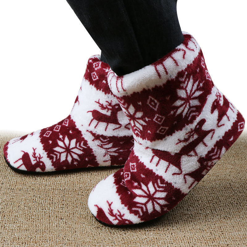 Indoor Shoes Warm Plush House Slippers