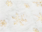 Flower Snow Christmas Tree Skirt