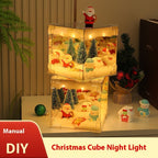 Christmas DIY LED Mirror Cube Lamp Creates 3D Light Effect