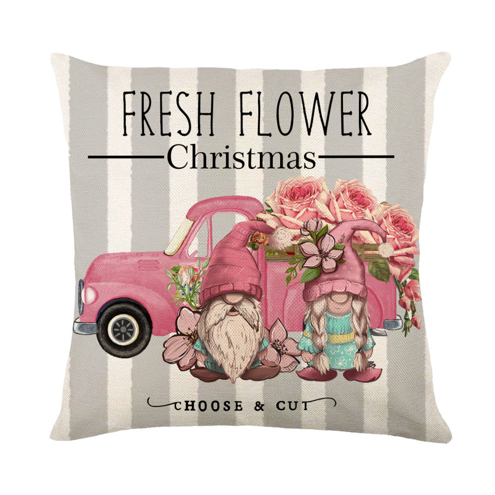 Christmas Decorations Square Pillow Covers Sofa