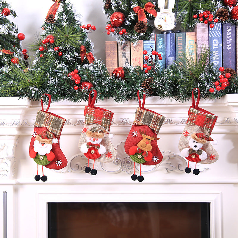 Small Cute Fireplace Decoration Christmas Stocking