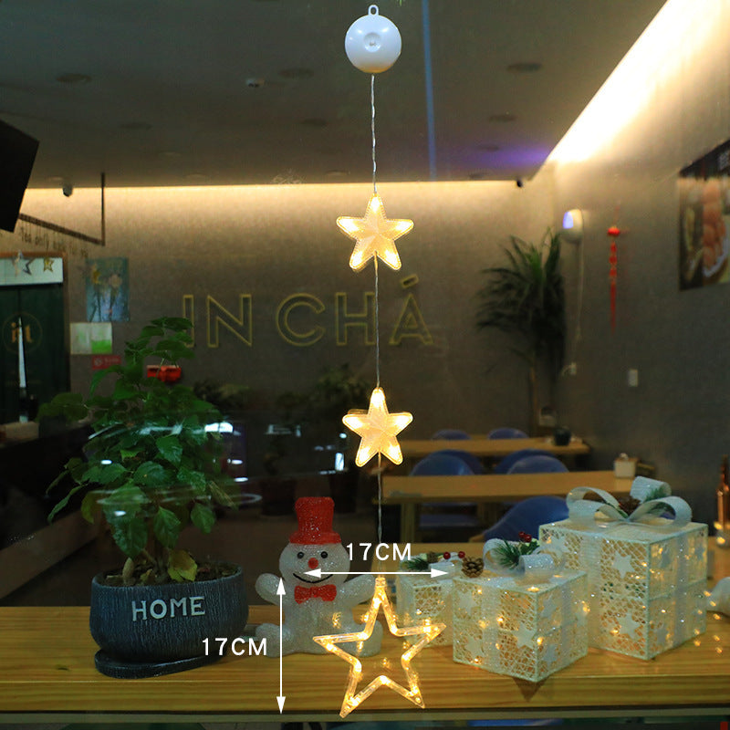 3-Piece LED Star Christmas Lights