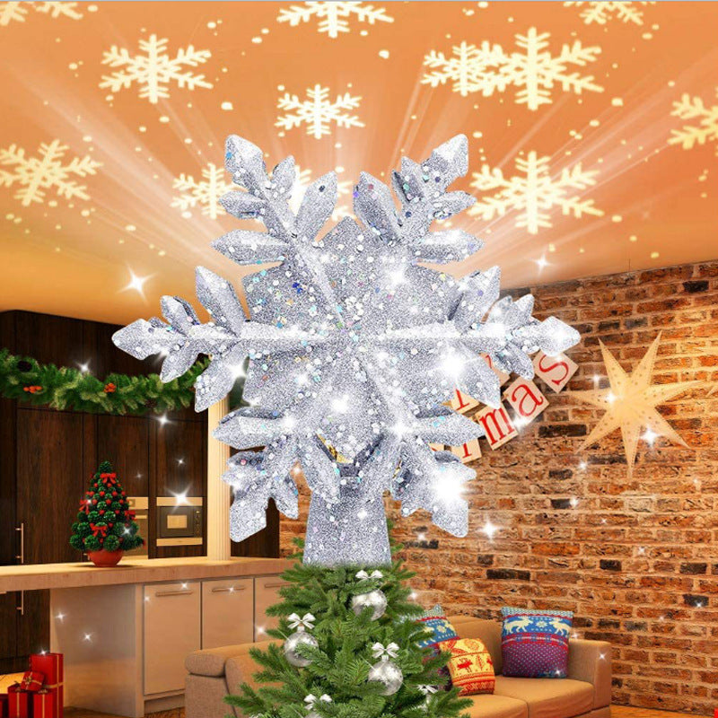 Christmas Tree Topper Star Lighted 3D