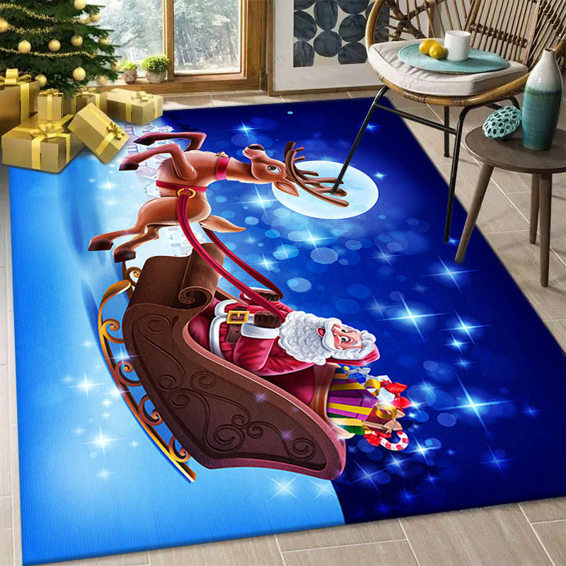 Christmas Living Room Decorative Floor Mat Door