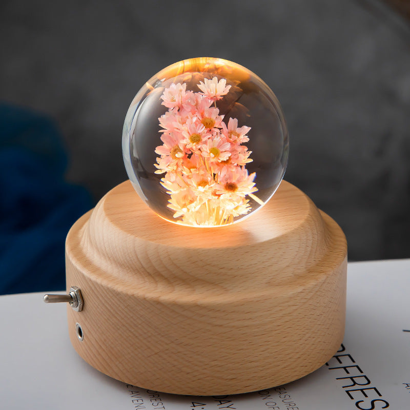 Christmas LED Crystal Ball Night Light