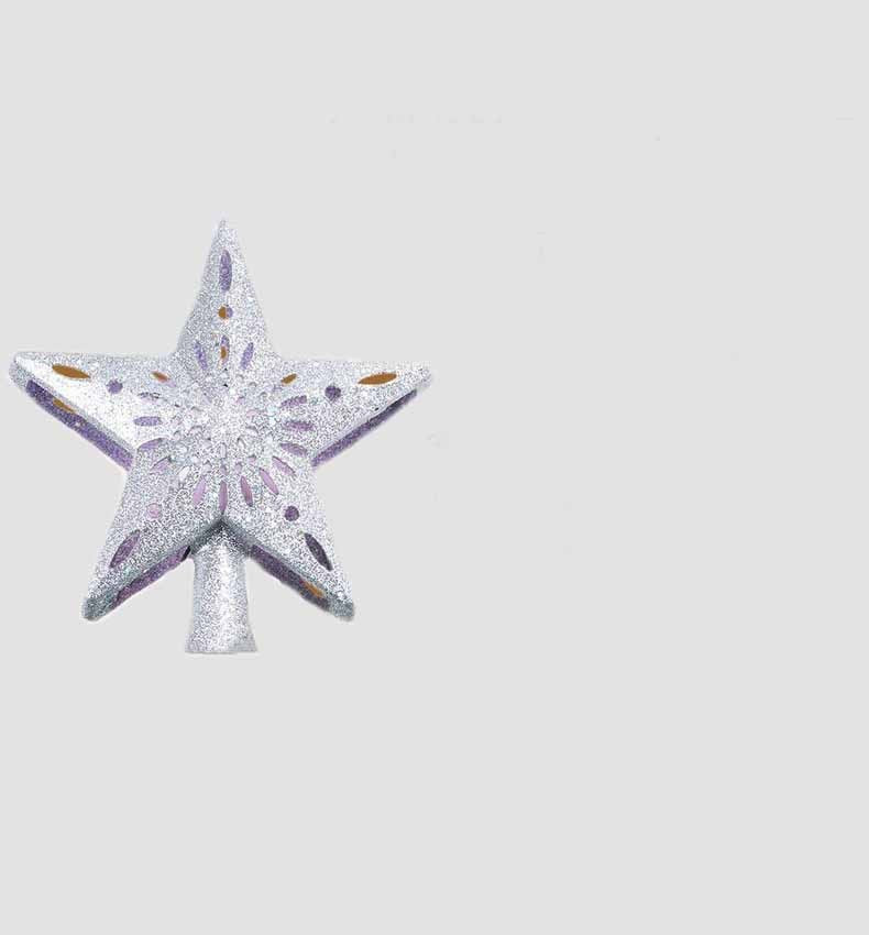Christmas Tree Topper Star Lighted 3D
