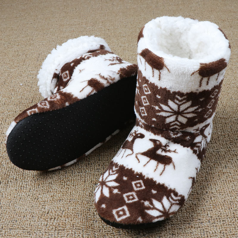 Indoor Shoes Warm Plush House Slippers